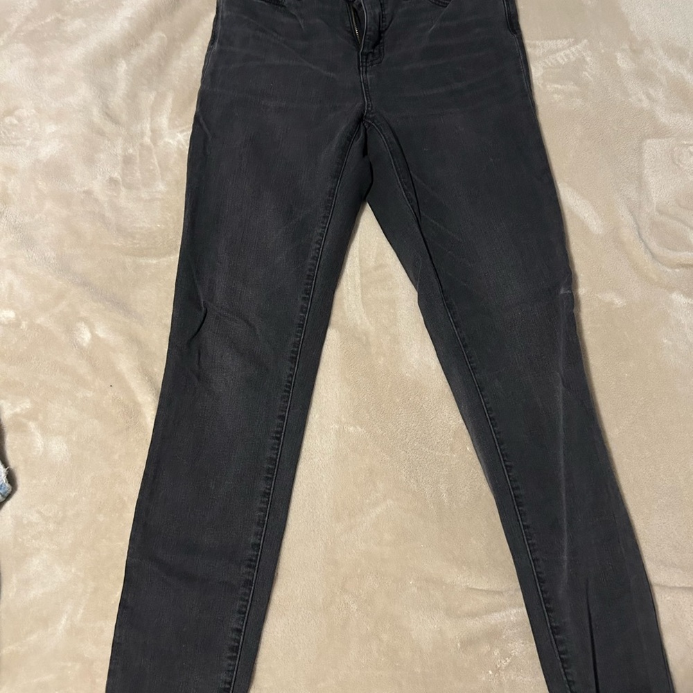Madewell Women's Black Skinny Mid-Rise Skinny Jeans